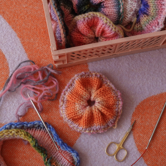 Handmade Scrunchie | orange