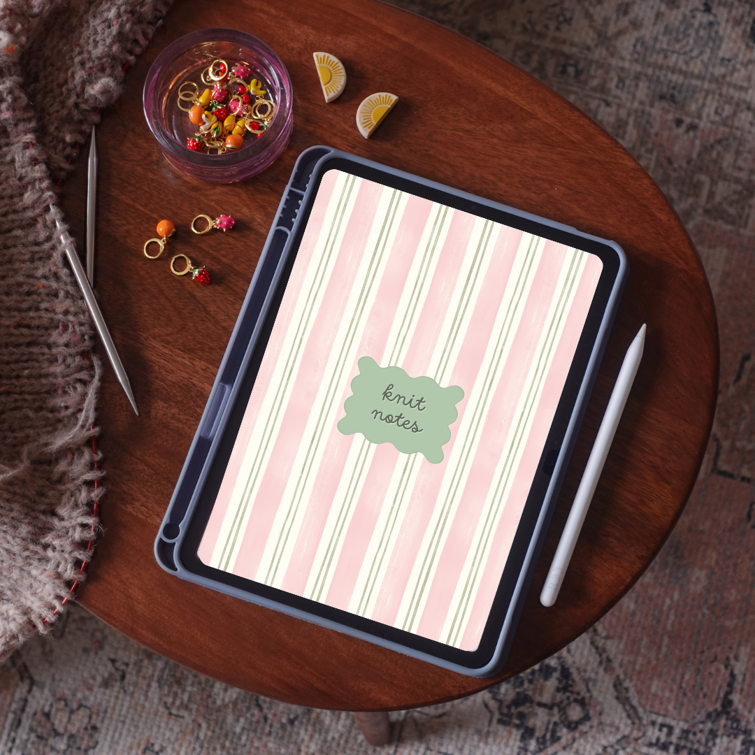 knit notes Strickplaner | digitales Produkt