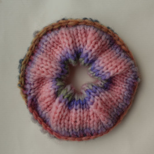Handmade Scrunchie | grün-rosa-blau