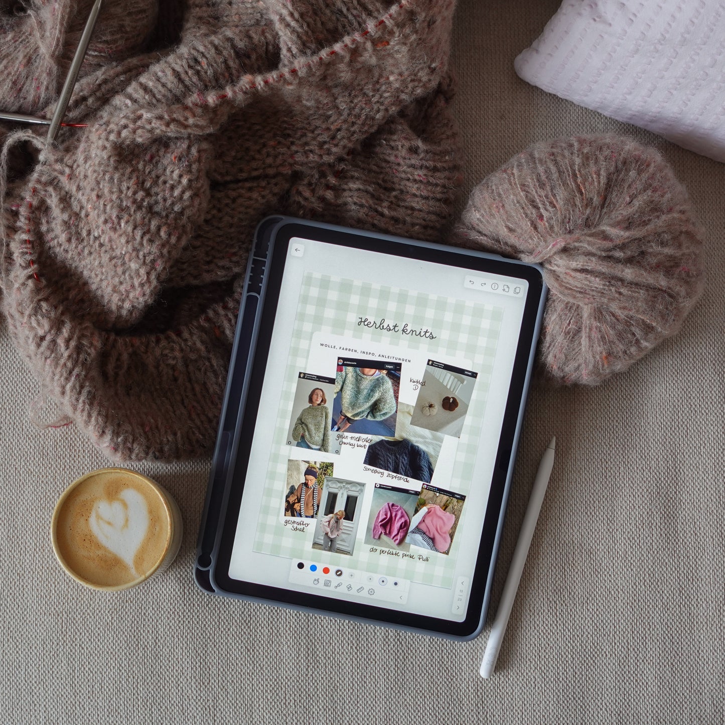 knit notes Strickplaner | digitales Produkt