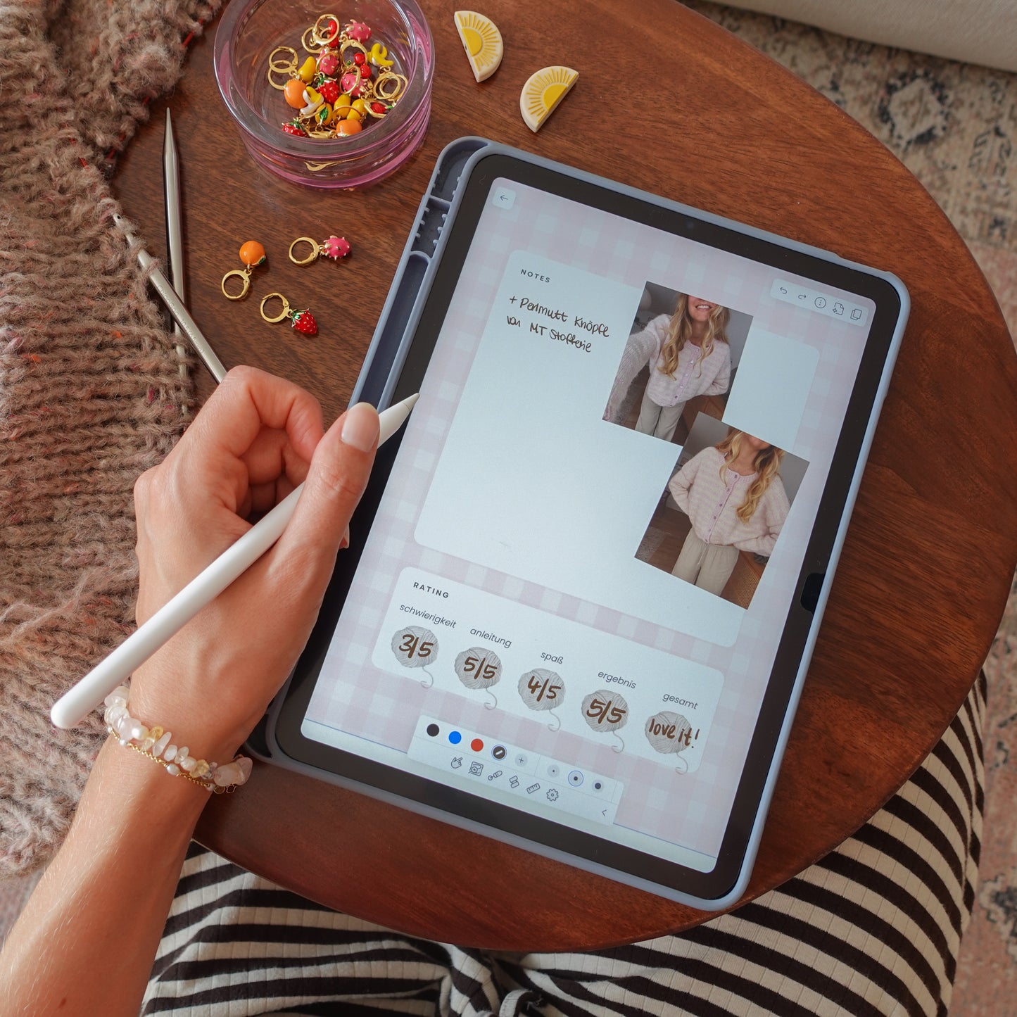 knit notes Strickplaner | digitales Produkt